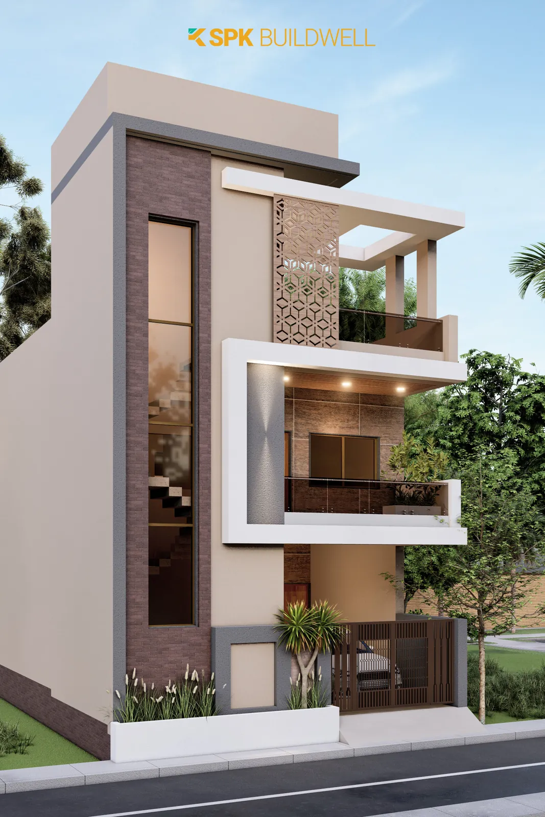 Dhoke Residence, Shankarpur, Nagpur – view 2