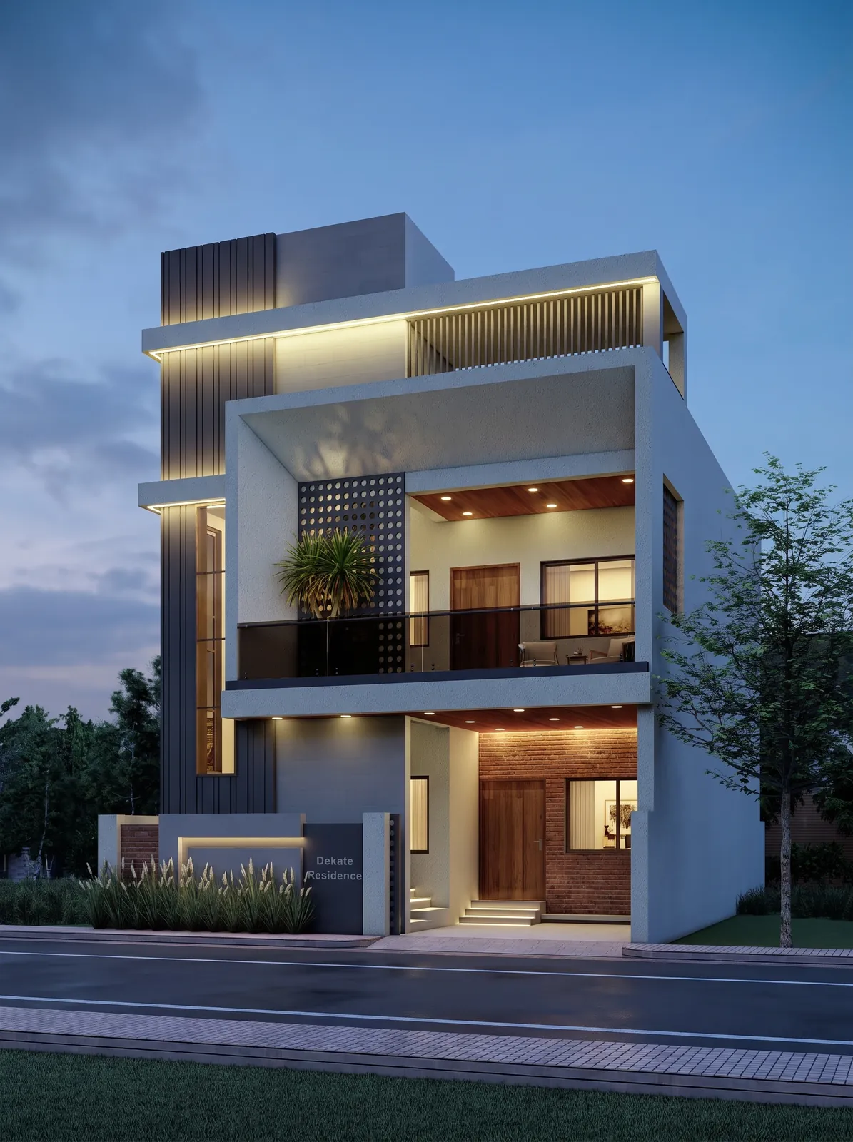 Yogesh Dekate Residence, Shankarpur, Nagpur – view 3